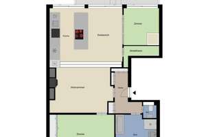 Exklusive 3-Zimmer-Wohnung mit Balkon, Einbauküche, Garage und Stellplatz in Düsseldorf Düsseltal – Die vollständige Adresse der Immobilie erhältst du vom Anbieter., 40239 Düsseltal, Düsseldorf – Vorschaubild 14