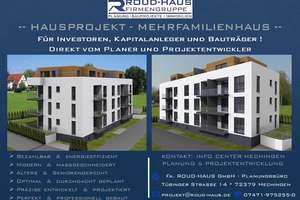 + EXKLUSIVES MEHRFAMILIENHAUS-PROJEKT MIT BAUGENEHMIGUNG! + – Die vollständige Adresse der Immobilie erhältst du vom Anbieter., 72510 Stetten am kalten Markt – Vorschaubild 1
