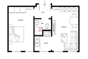 Kapitalanlage in Dresden-Pieschen – Vermietete 2-Raum-Wohnung in gefragter Lage – Die vollständige Adresse der Immobilie erhältst du vom Anbieter., 1139 Mickten, Dresden – Vorschaubild 2