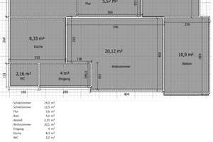 Uni gegenüber! -Ideal für Studenten.  Sonnige Whg. mit Balkon  – Am Weidengraben 196, 54296 Kürenz, Trier – Vorschaubild 12