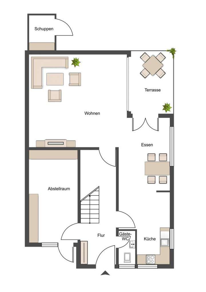 Beispielgrundriss EG