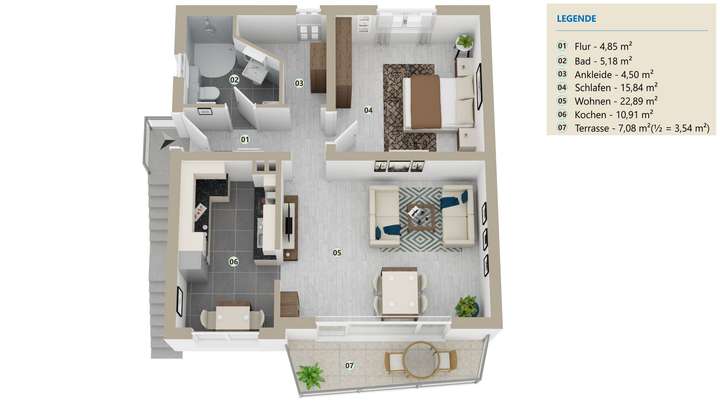 Grundriss Obergeschoss