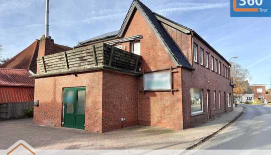 Bild von Wohn- und Geschäftshaus mit vielseitigen Nutzungsmöglichkeiten in bester Sichtlage von Pewsum

