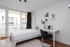 MODERN & MÖBLIERT! 1-Zimmer-Apartment zum ERSTBEZUG – Leopoldstraße 206, 80804 Neufreimann, München – Vorschaubild 1