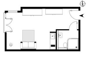 Bezugsfreies Neubau Studio zwischen TU Berlin und Kurfürstendamm – Leibnizstraße 85, 10625 Charlottenburg, Berlin – Vorschaubild 14