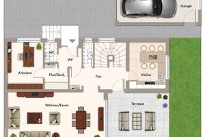 Dahlem Villenlage – DHH mit Garten, Dachterrasse & Wintergarten-Potenzial – Die vollständige Adresse der Immobilie erhältst du vom Anbieter., 14195 Dahlem, Berlin – Vorschaubild 10