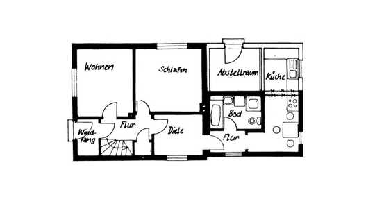 Bild von Charmantes Einfamilienhaus aus den 50er Jahren mit großem Garten