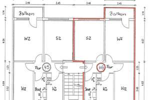 Wohnen in 1A-Lage . Renovierte 3 Zimmer-Wohnung. Balkon mit Blick auf die Schrote – Die vollständige Adresse der Immobilie erhältst du vom Anbieter., 39108 Stadtfeld Ost, Magdeburg – Vorschaubild 3