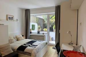 Balkon + Garten: Möblierte und ruhige 1 Zimmer-Wohnung in der Innenstadt – Steinstraße 25, 50676 Altstadt/Süd, Köln – Vorschaubild 2