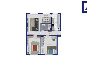 8 % Rendite - 3 - 4 Zimmer EG-Wohnung – Die vollständige Adresse der Immobilie erhältst du vom Anbieter., 47169 Marxloh, Duisburg – Vorschaubild 9