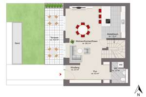 Repräsentatives Townhouse in malerischer Innenhoflage: Exklusives Wohnen im Stadtzentrum – Die vollständige Adresse der Immobilie erhältst du vom Anbieter., 80339 Schwanthalerhöhe (Ortsteil), München – Vorschaubild 13
