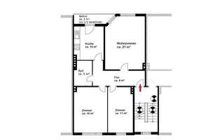 Neustadt / Großzügige 3-Zimmer-Wohnung mit einladendem Balkon – Die vollständige Adresse der Immobilie erhältst du vom Anbieter., 28199 Hohentor, Bremen – Vorschaubild 9