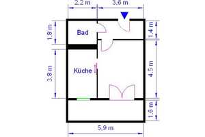 Selbstbestimmt leben: Barrierearme 1-Raumwohnung für Senioren – Othrichstr. 30b, 39128 Magdeburg – Vorschaubild 1