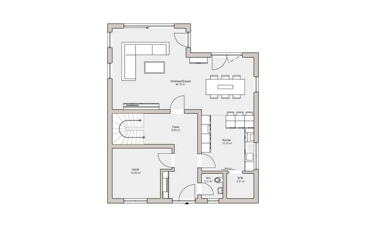 Grundriss Erdgeschoss