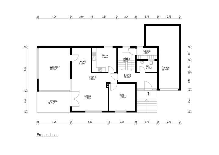 Grundriss Erdgeschoss