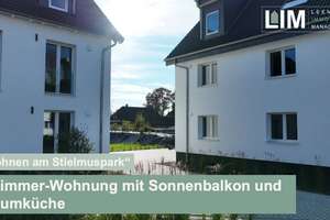 Ein Quartier, das begeistert - LEBEN AM STIELMUSPARK- Sonnenbalkon und traumhafte Küche
