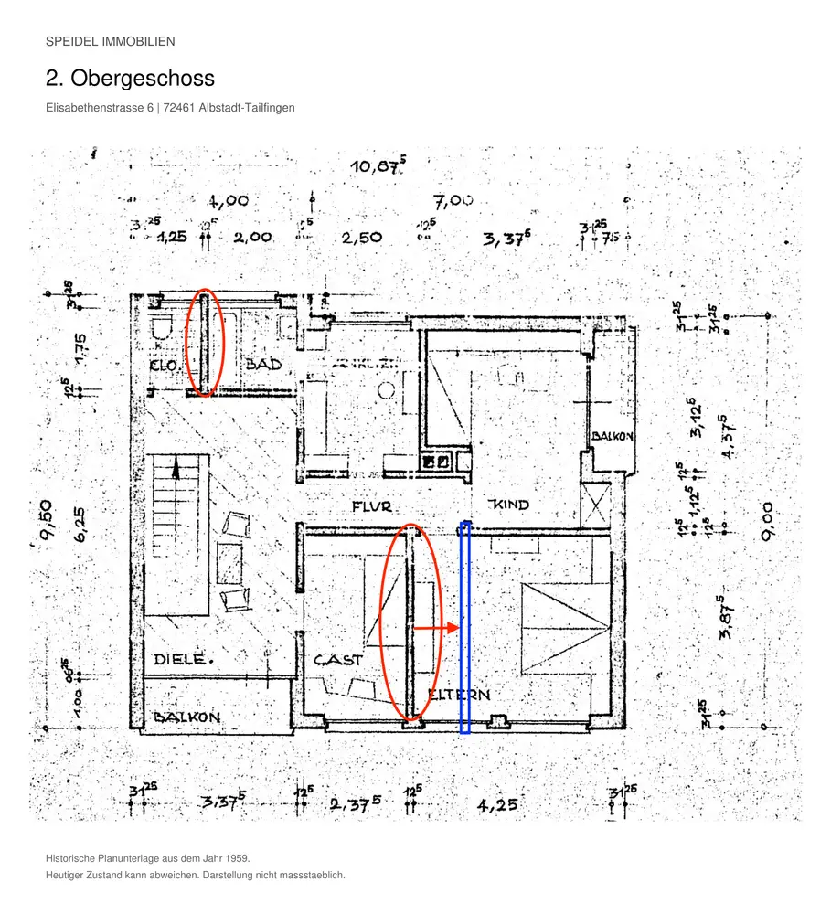 Grundriss 2. Obergeschoss