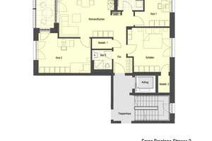 Neubau 4-Zimmer-Wohnung mit Einbauküche am Hubland! – Franz-Brentano-Str. 2, 97074 Frauenland, Würzburg – Vorschaubild 2