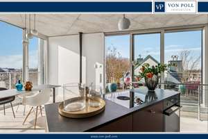 Penthouse-Kubus mit Terrassen & Weitblick – urban. ruhig. besonders.