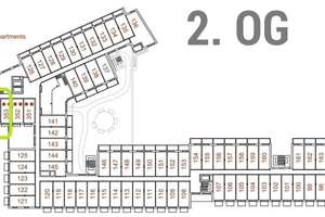 Nur noch einziehen! Komplett möbliertes 1-Zi.-Apartment im "Turm" eines eleganten Apartmenthauses! – Nagahama-Allee 76, 86153 Am Schäfflerbach, Augsburg – Vorschaubild 17