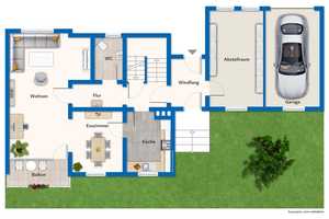 Freistehendes Einfamilienhaus mit Garage in bevorzugter Lage – Hof (Kreis) – Vorschaubild 27