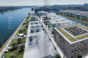 Zollhafen Mainz: Erstbezug modernes Single Apartment mit Süd-Balkon, EBK stilvolles Wohnen am Wasser – Rotterdamer Platz 14, 55120 Neustadt, Mainz – Vorschaubild 1