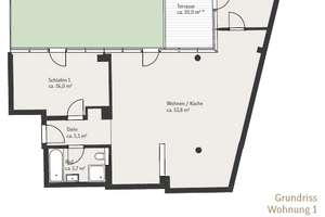 Sehr helle Luxus-Designwohnung mit großem Garten – Nymphenburgerstr. 110A, 80636 Sankt Vinzenz, München – Vorschaubild 6