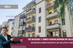 *Freiwerdend*
Denkmal trifft Wohnkomfort – 
3-Zimmer-Wohnung im beliebten Leipziger Westen!