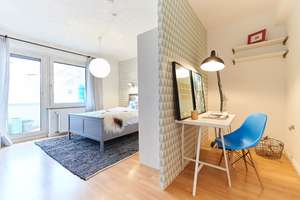 Stylishes VOLL MÖBLIERTES 2-Zimmer Appartement in Oberbilk – höhenstrasse 57, 40227 Oberbilk, Düsseldorf – Vorschaubild 8