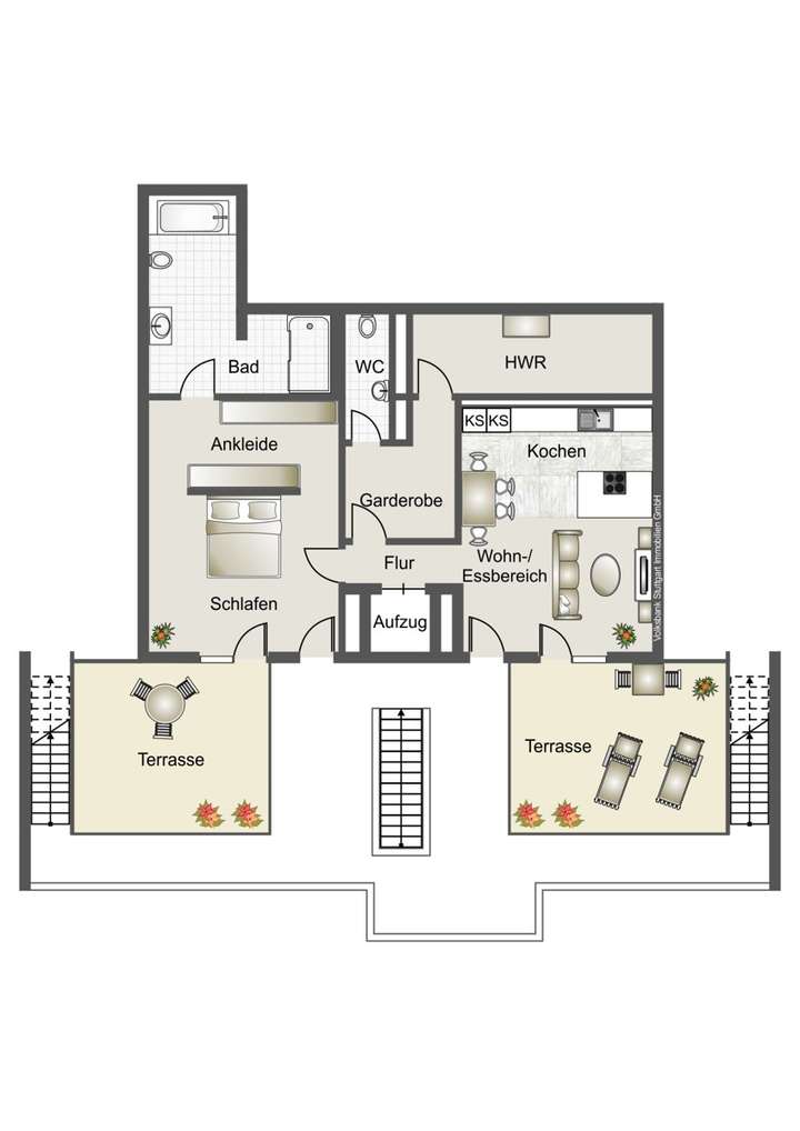 Grundriss 1. Obergeschoss