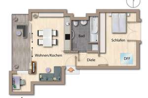 *Stilvolles Wohnen über den Dächern von Sendling*

Lichtdurchflutete Dachterrassenwohnung mit eine – Die vollständige Adresse der Immobilie erhältst du vom Anbieter., 81369 Mittersendling, München – Vorschaubild 22