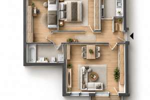 Viel Raum für Ihre Ideen – 3-Zimmer-Wohnung mit ca. 93 m² im Frankfurter Ostend – 60314 Ostend, Frankfurt am Main – Vorschaubild 6