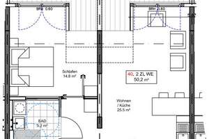 Helle Dachgeschosswohnung - mit Einbauküche + Balkon – Schelpsheide 19a, 33613 Schildesche, Bielefeld – Vorschaubild 6