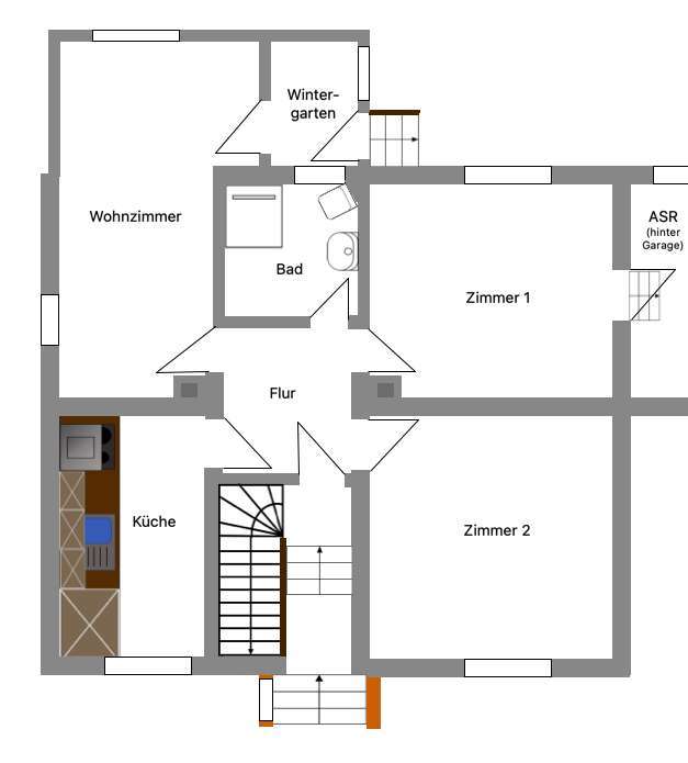 Grundriss Erdgeschoss