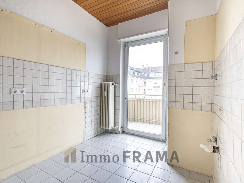 Küche mit Nordbalkon