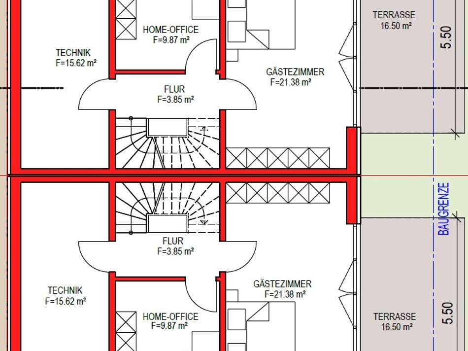 Grundriss Hanggeschoss