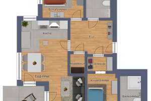 3-Zimmer-Wohnung mit Terrasse Wü/Frauenland – Die vollständige Adresse der Immobilie erhältst du vom Anbieter., 97074 Frauenland, Würzburg – Vorschaubild 28