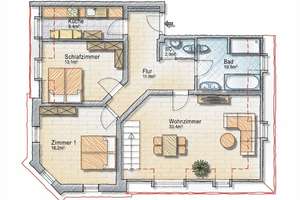 DACHTERRASSE – WANNEN-DUSCHBAD MIT FENSTER – GÄSTE-WC – EINBAUKÜCHE – MAISONETTE – Die vollständige Adresse der Immobilie erhältst du vom Anbieter., 1159 Löbtau-Süd, Dresden – Vorschaubild 12