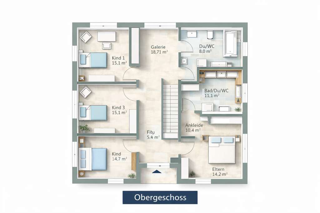 Immobilie in Bondorf - 🏡 Großzügiges Einfamilienhaus in Bondorf – Wohnen auf 669 m² Grundstück in Hanglage - Bild 3