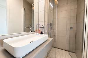 Exklusiv möbliertes Skyline-Living im Grand Tower – Designermöbel von B&B Italia & Schramm inklusive – 60327 Gallus, Frankfurt am Main – Vorschaubild 13