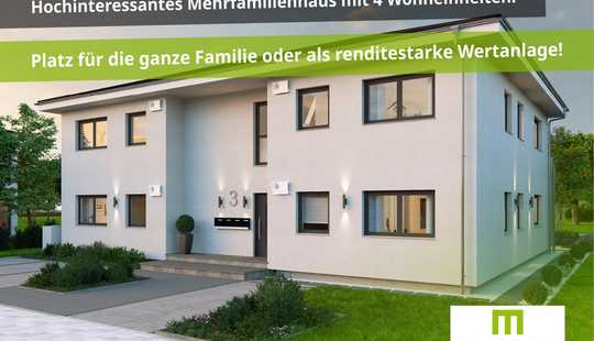 Bild von 🚧🏠 Neubau Mehrparteienhaus mit 4 WE 🏗️ Platz für die ganze Familie oder Anlageobjekt!