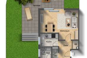 Sanierte 2-Zimmer-Wohnung mit Süd-Terrasse und Duplexparkplatz in Schwabing-Biederstein – Maasweg 1, 80805 Biederstein, München – Vorschaubild 27