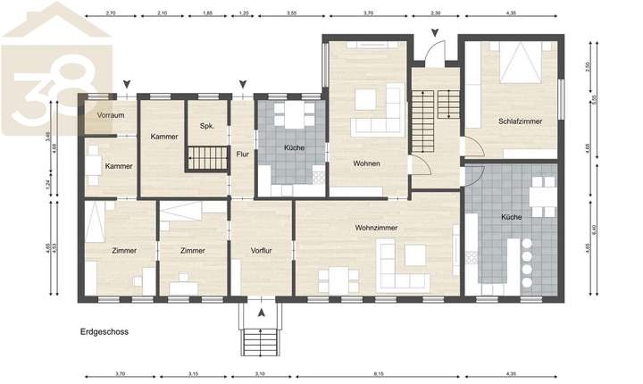 Grundriss Erdgeschoss