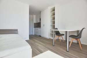 Für SchülerInnen, StudentInnen und Auszubildende - möbliertes Apartment mit Balkon – Firnhaberstraße 12a, 86159 Augsburg – Vorschaubild 5