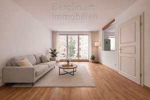 Bezugsfrei in Friedrichshain: ruhige 3-Zimmer-Wohnung mit Balkon und Aufzug nahe Volkspark