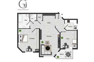 Großzügige 3-Zimmer-Eigentumswohnung mit Balkon und individuellem Gestaltungspotenzial – Die vollständige Adresse der Immobilie erhältst du vom Anbieter., 45886 Ückendorf, Gelsenkirchen – Vorschaubild 17