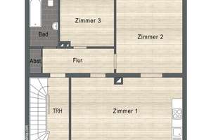 Klassisches Reihenmittelhaus in Groß-Gerau – Die vollständige Adresse der Immobilie erhältst du vom Anbieter., 64521 Groß-Gerau – Vorschaubild 4