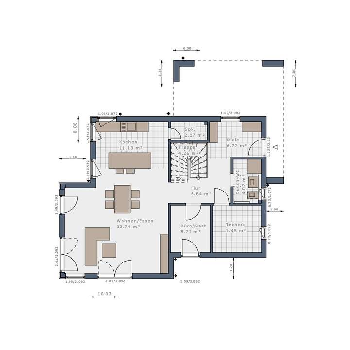 Grundriss Erdgeschoss