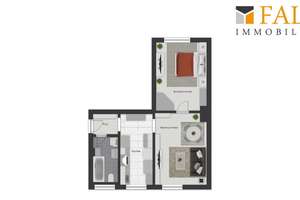 Zwei‑Zimmer‑Wohnung mit ca. 45 m², separater Küche und Kellerraum in GE‑Schalke – 45881 Schalke, Gelsenkirchen – Vorschaubild 16