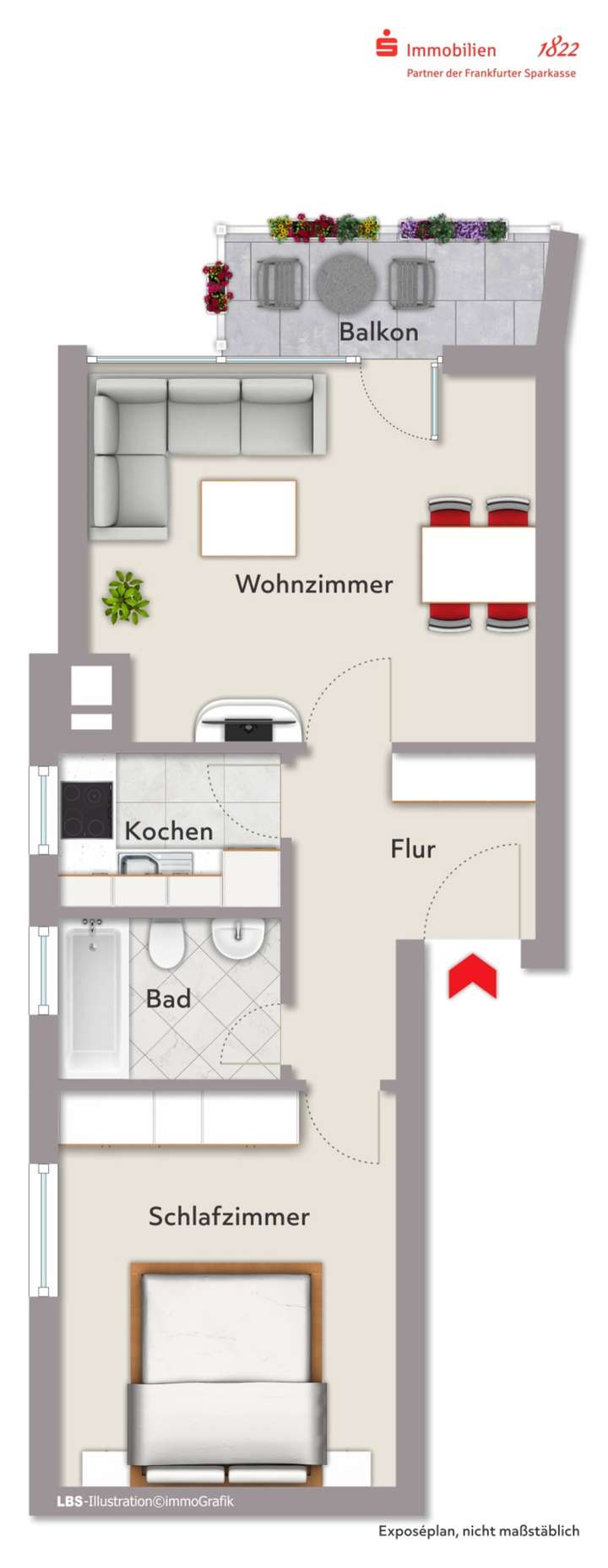 Grundriss ab dem 1. Obergescho